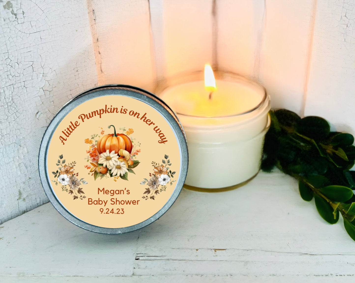 A Little Pumpkin Is On Her Way - Set of 12