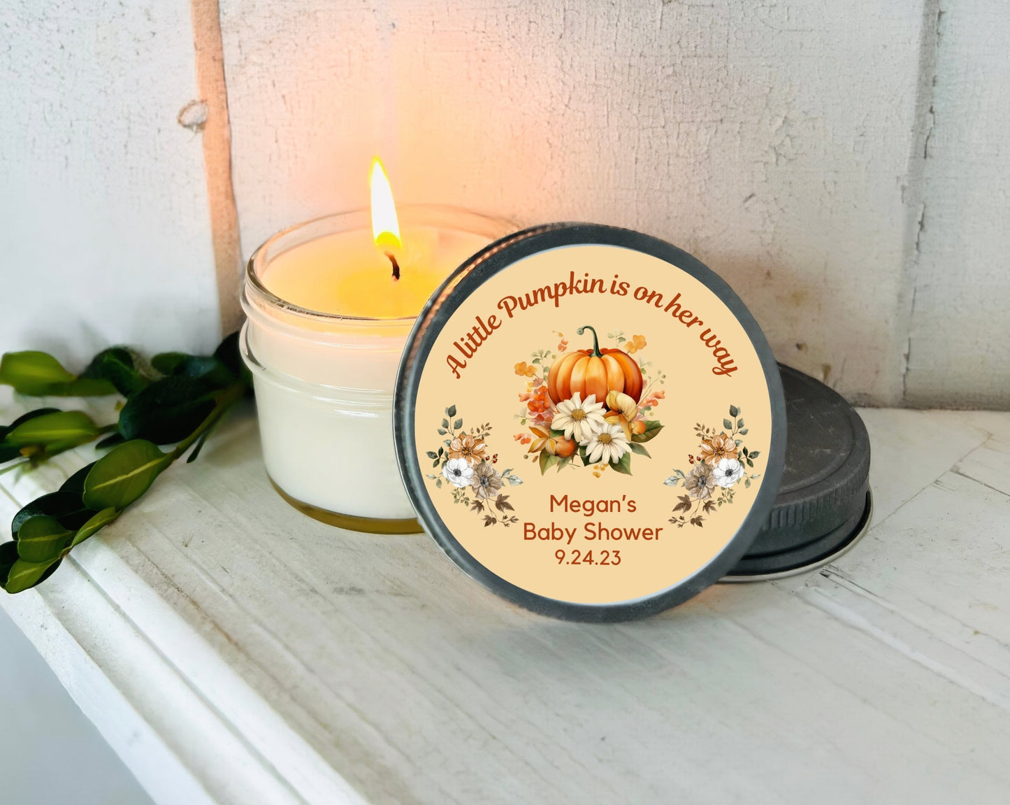 A Little Pumpkin Is On Her Way - Set of 12