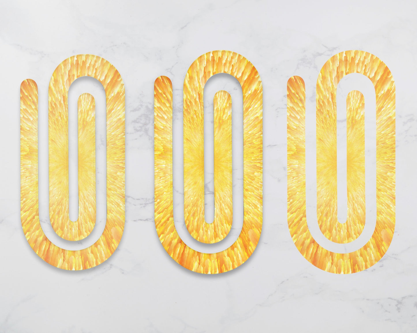 Gold Burst Jumbo Paperclip