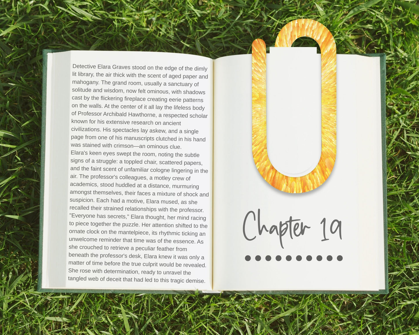 Gold Burst Jumbo Paperclip