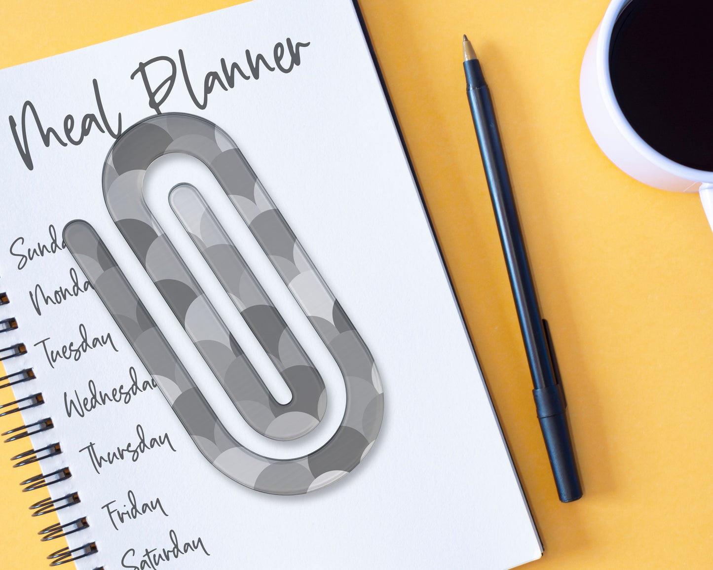 Gray Arches Jumbo Paperclip