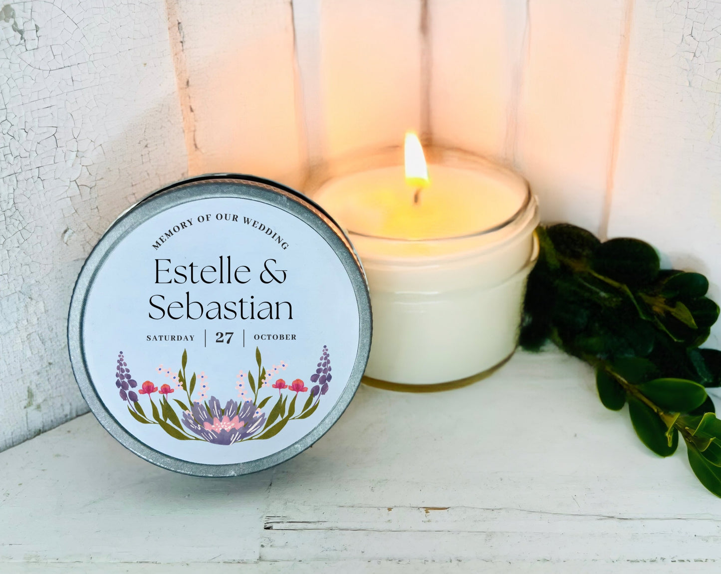 Wildflower Memory Of Our Wedding - Set of 12