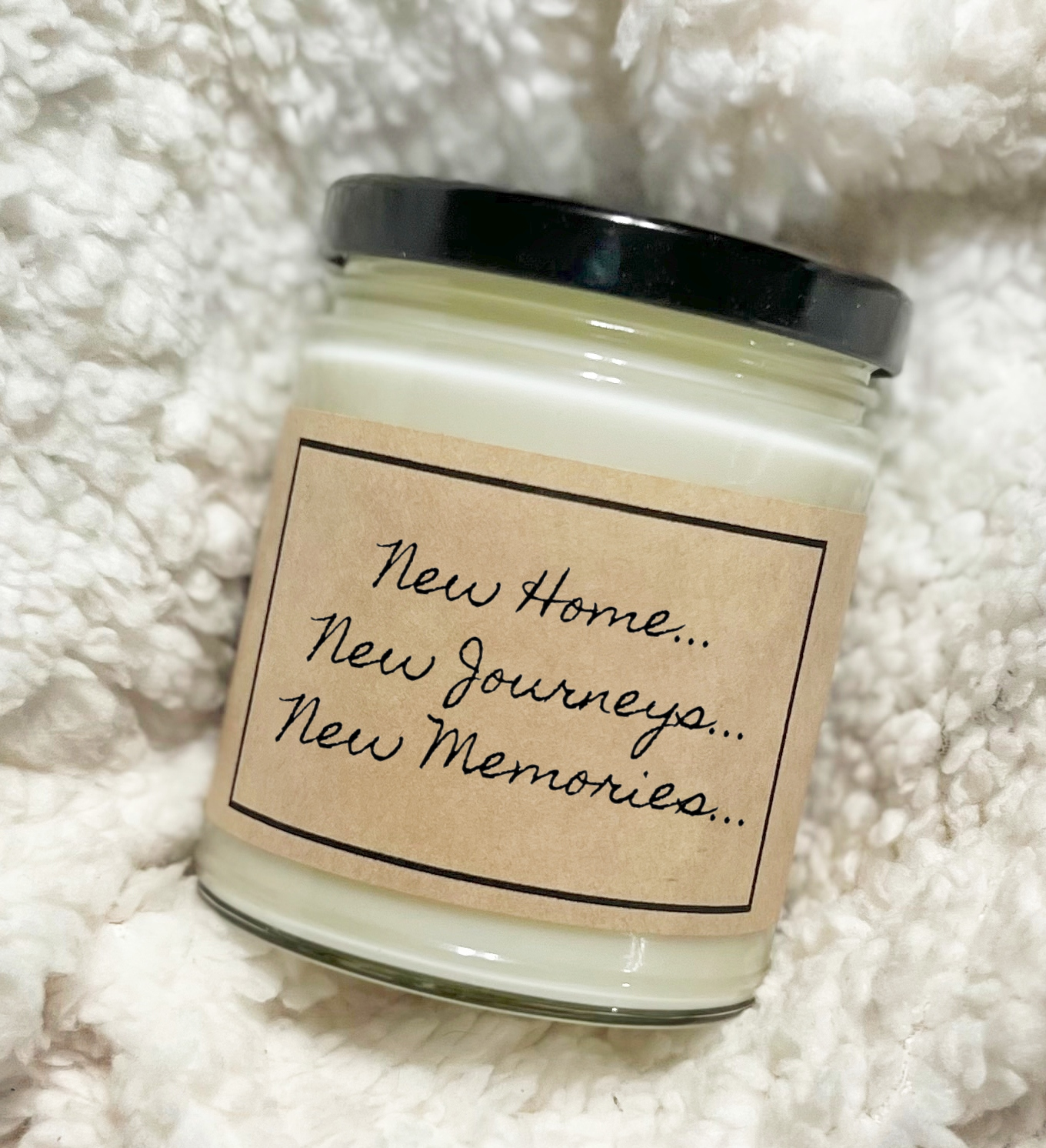 New Home New Journeys New Memories - Soy Candle