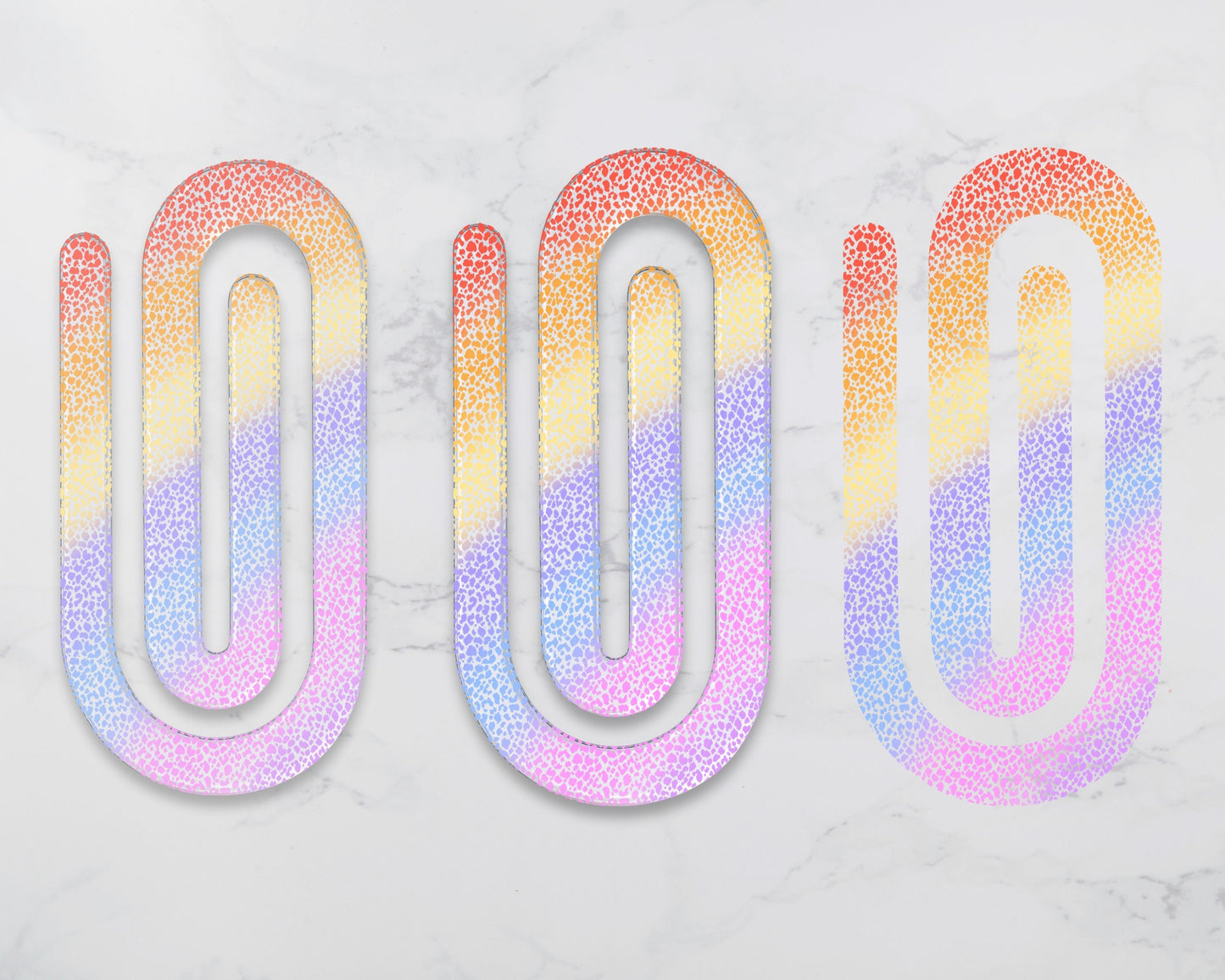 Pastel Rainbow Jumbo Paperclip