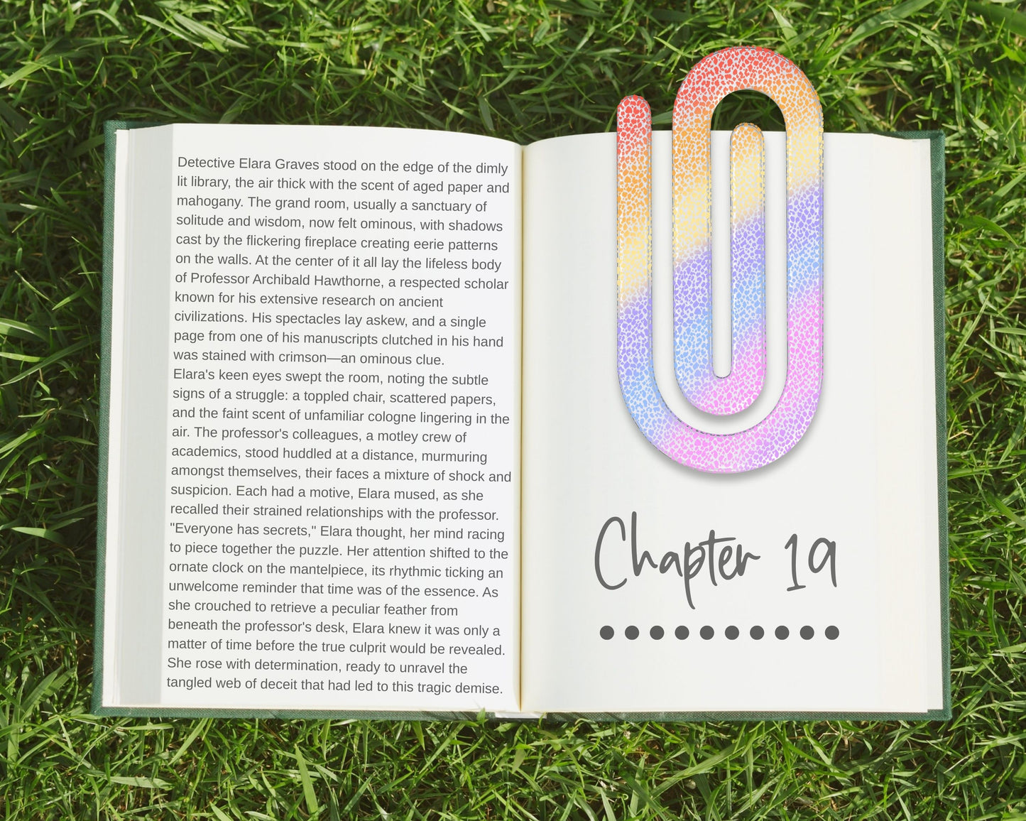 Pastel Rainbow Jumbo Paperclip