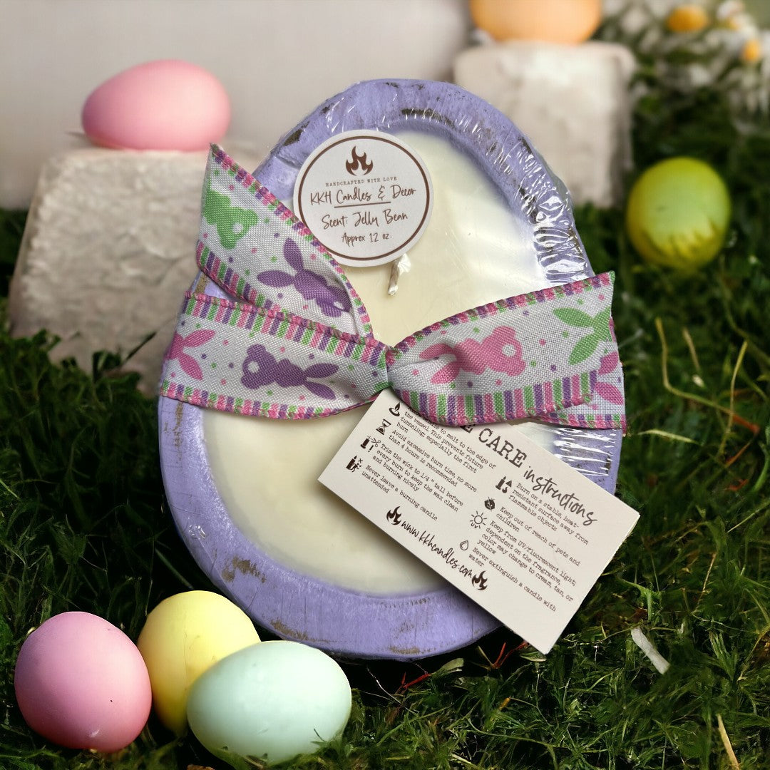 Easter Egg Dough Bowl - Rustic Soy Candle
