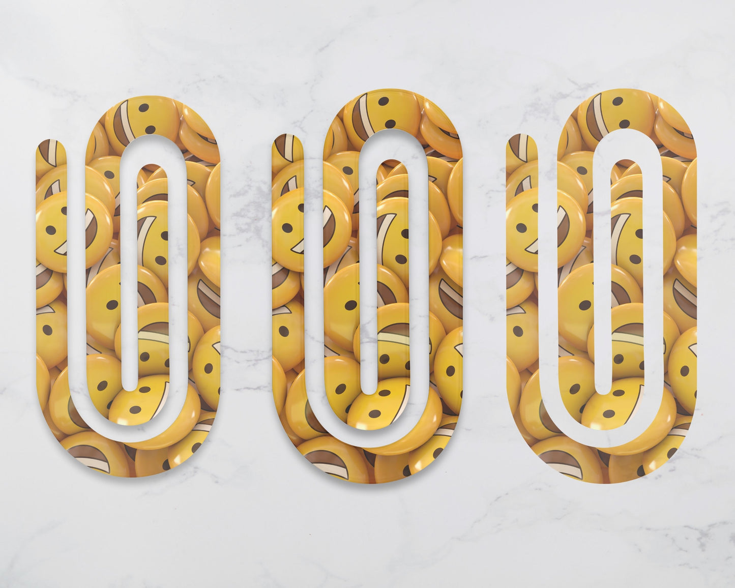 Smiley Faces Jumbo Paperclip