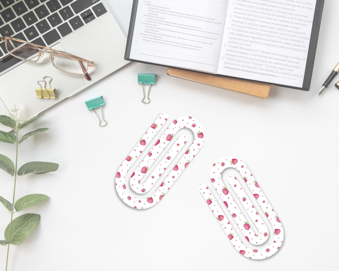 Strawberry Jumbo Paperclip