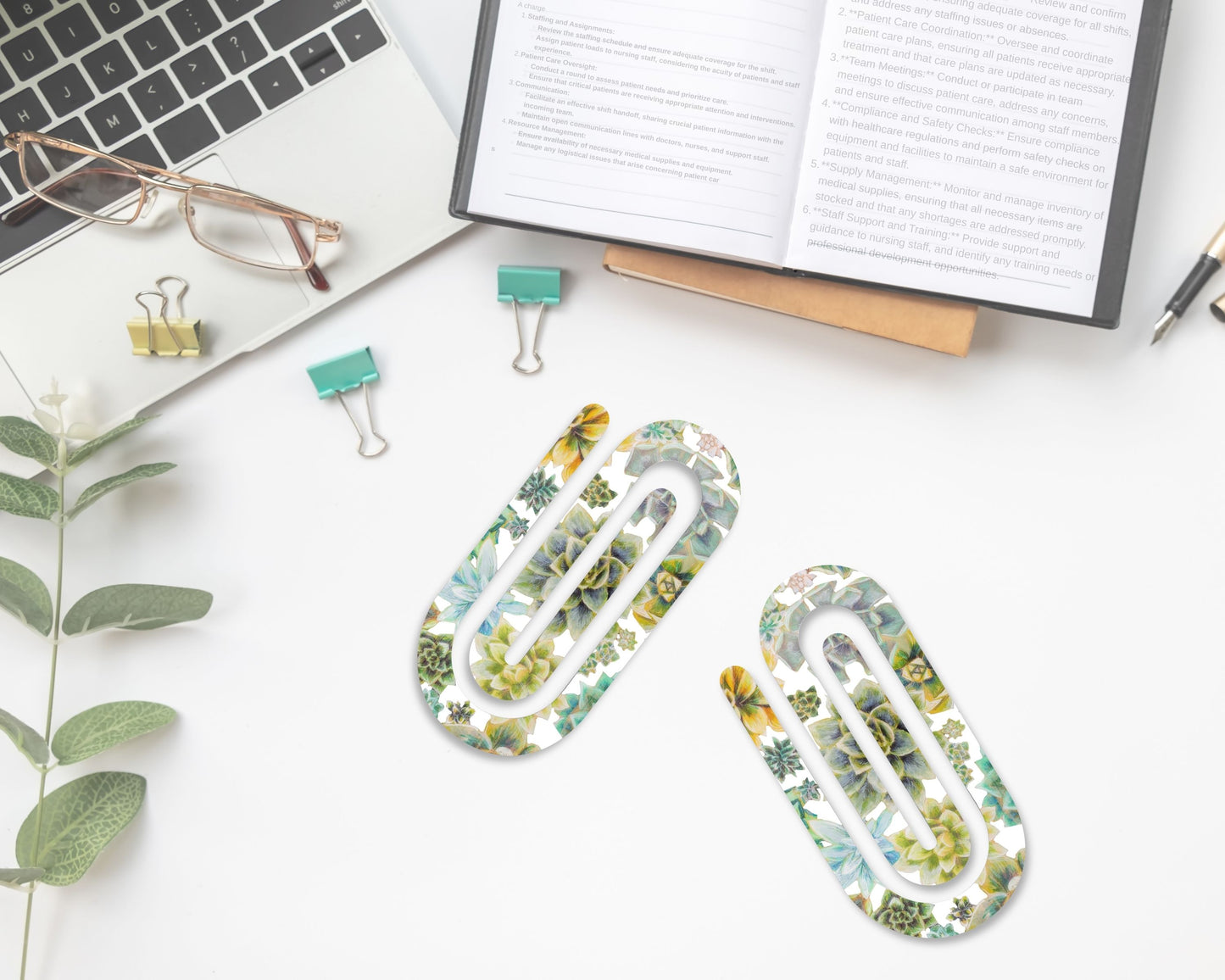 Succulent Jumbo Paperclip