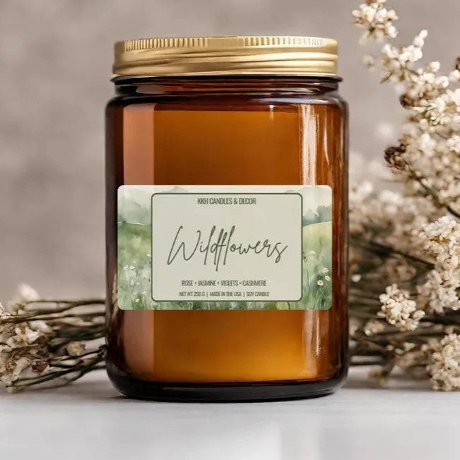 Wildflowers - Amber Jar