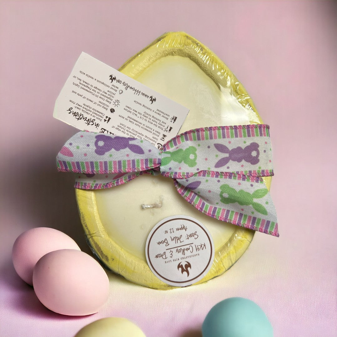 Easter Egg Dough Bowl - Rustic Soy Candle