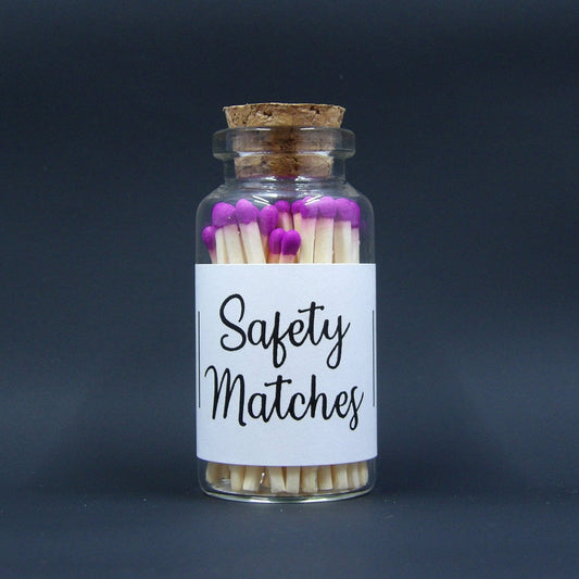 Hot Pink Apothecary Safety Matches - KKH Candles
