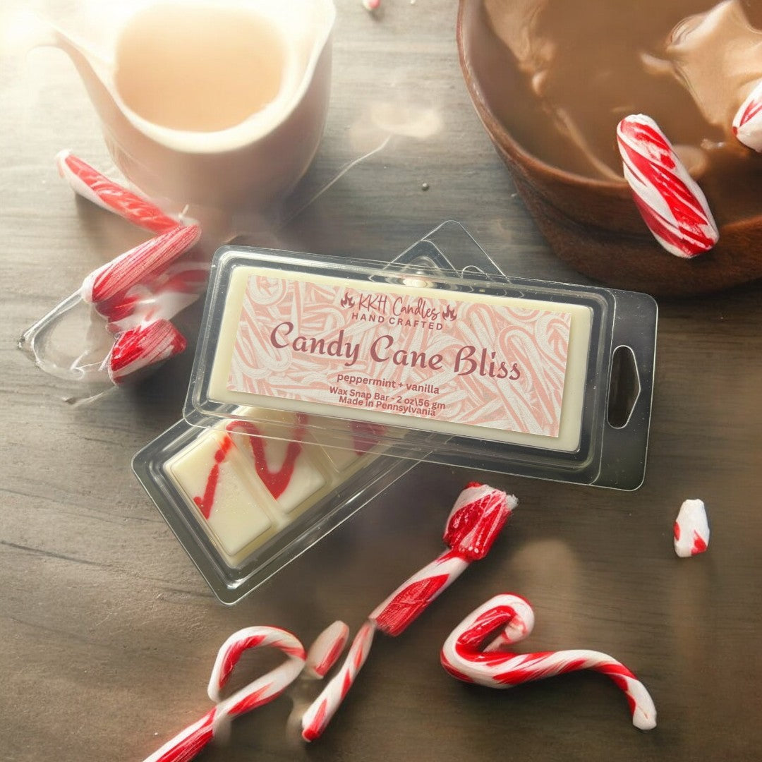 Candy Cane Bliss - Wax Melt Snap Bar