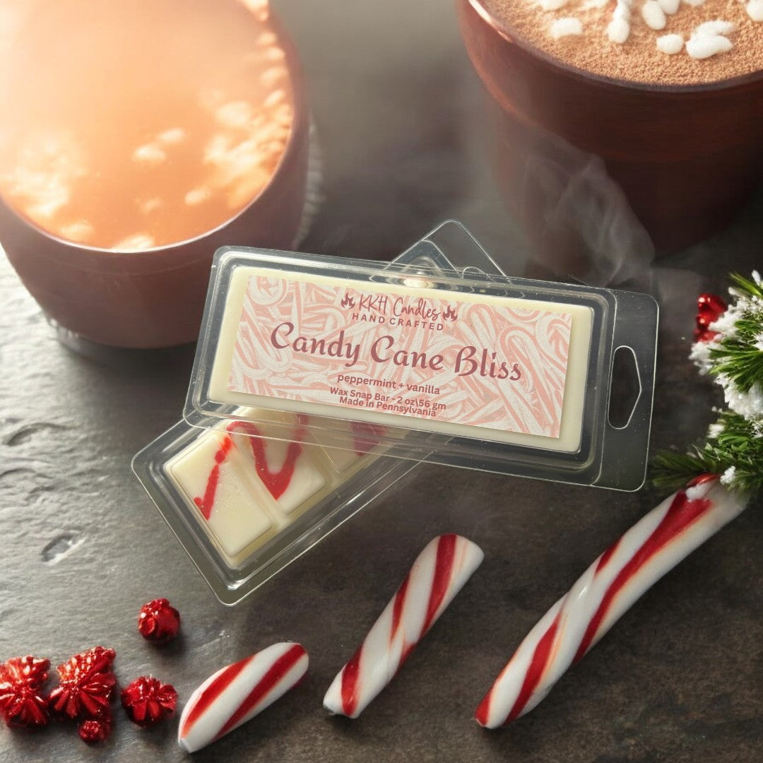 Candy Cane Bliss - Wax Melt Snap Bar