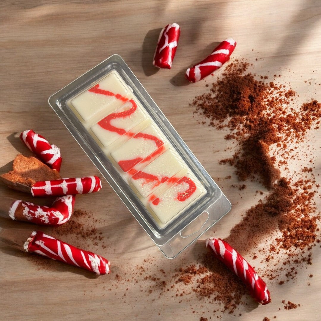 Candy Cane Bliss - Wax Melt Snap Bar