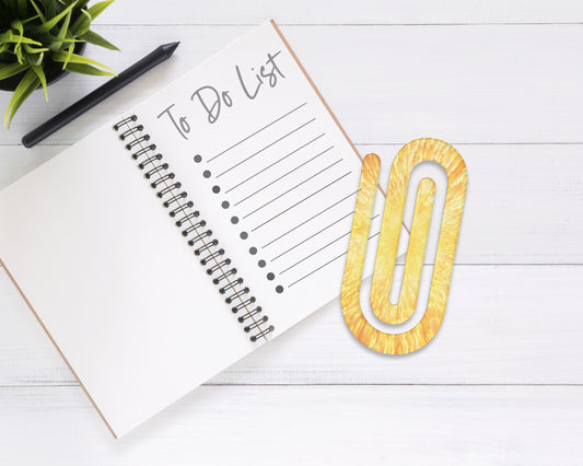 Gold Burst Jumbo Paperclip