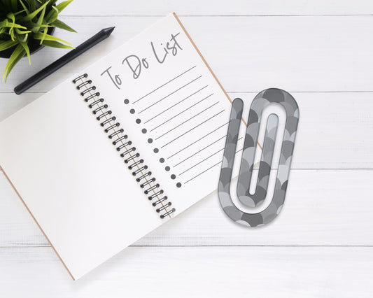 Gray Arches Jumbo Paperclip