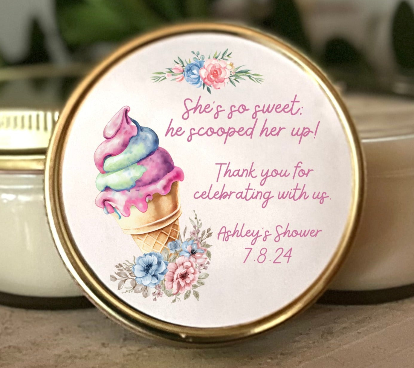 She's So Sweet He Scooped Her Up - Set of 12