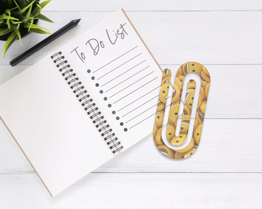 Smiley Faces Jumbo Paperclip