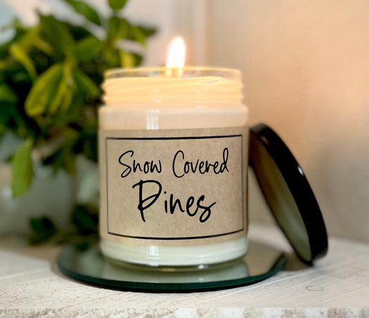 Snow Covered Pines - Custom Scented Candle