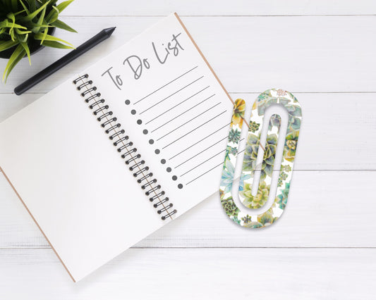 Succulent Jumbo Paperclip